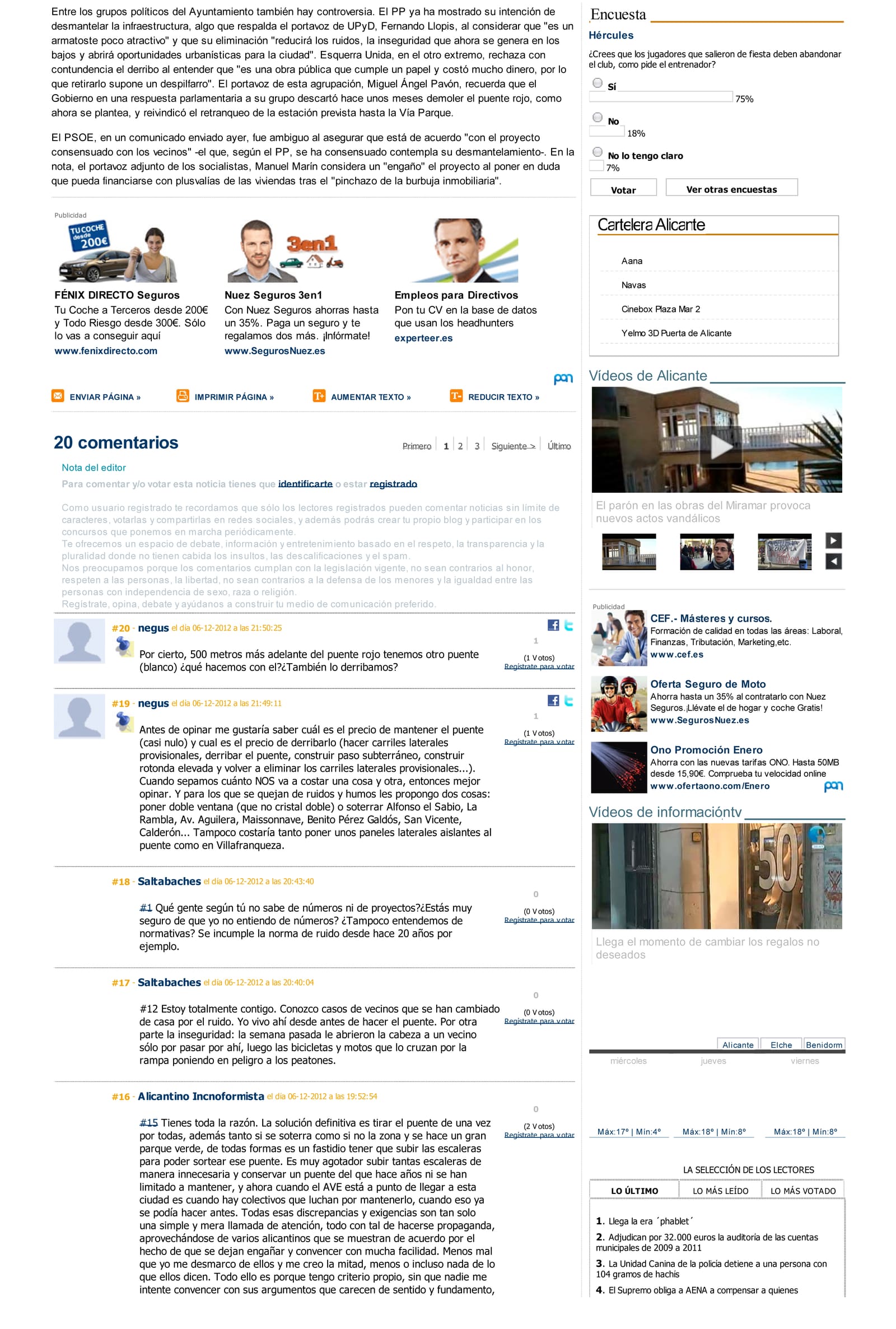 Diario Información · 2012