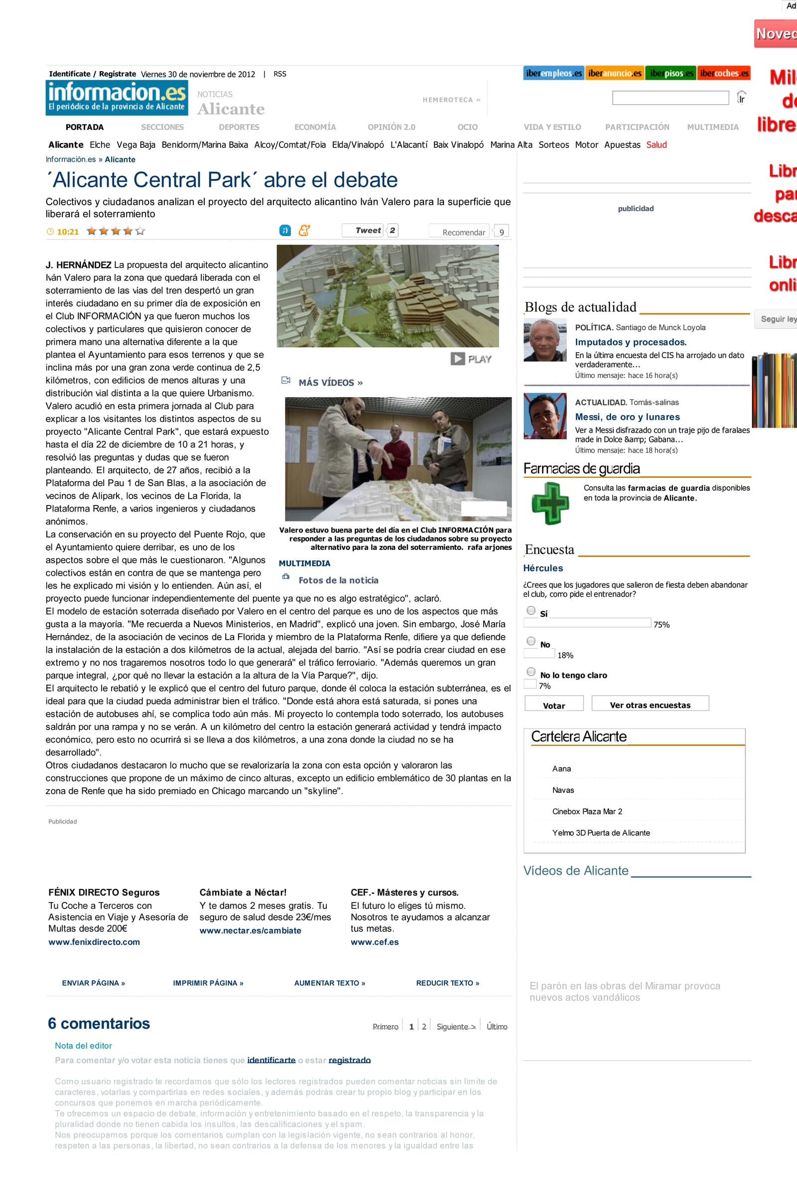 Diario Información · 2012